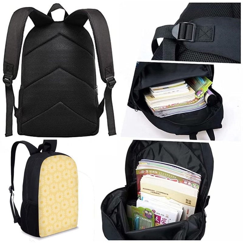 Zanxiantu Black African Girls Backpack and Lunch Box Set 2Nd/3Rd/4Th/5Th