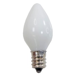 Maxar Electric Simple Packaging, Long Lifespan, Candlesticks, 5 W, Base: 0.5 inches (12 mm) (E12), White, 2 Pieces, Approximately 2 Times Lifespan (Compared to our previous product), Lightly Glowing,