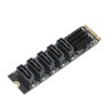 Convert Adapter Card M.2 NGFF BKEY SATA to 5 Port