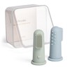Moonkie Baby Toothbrush Finger Toothbrush Oral Cleaner Kit for 3