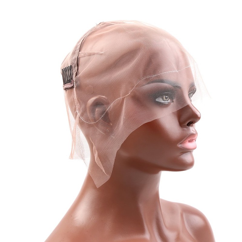 Bella Hair Full Lace Wig Cap with Stretch Panel and