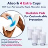 Dry Direct Shaped Super Incontinence Booster Pads, Adds 4 Cups
