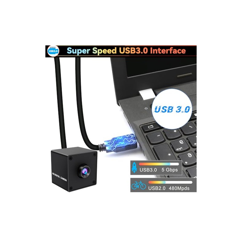 ELP - Cámara USB 3.0 de alta velocidad, 720P/200 fps,