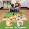 BONNYCO Felt Board for Toddlers Jungle Animals 116 Figures Kids
