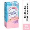Crystal Light On-The-Go Natrual Pink Lemonade, 0.13 ounce, 10 count
