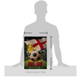 FIFA World Cup 2022 Team England Flag Outdoor Home Decor Burlap Banner Room Wall Art Patio Porch Lawn Club Bar Decorations Tapestry Yard Sign Sports Fan Trophy Game Champion Soccer Gifts Made In USA