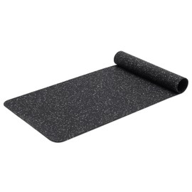 EnamelEVO Treadmill Mat for Hardwood Floors - 100% Recycled Rubber Mat for Home Gym Flooring, Durable Workout Fitness Mats, Walking Pad Exercise Bike Equipment Mat, Non-Slip 0.16" Thick, Grey