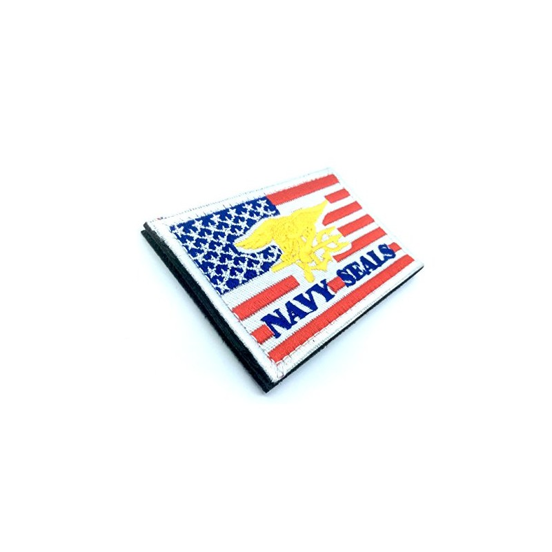 US Navy Seal Special Ops Eagle Embroidered Patch Airsoft Paintball