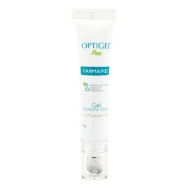 Gel Para Contorno De Ojos Contra Ojeras Optigel Pen de Farmapiel 15 G Tipo de piel Todo tipo de piel Día7Noche Té verde y vitamina E antioxidante