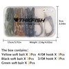 THKFISH Fishing Hooks Twist-Lock Hooks Weighted Hooks Swimbait Hooks for