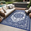 GAOMON Patio Rugs Outdoor 8x10 Waterproof Reversible Plastic Straw Rug,