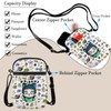 WCGXKO Anime Inspired Messenger Bag Animated Movie Themed Zipper Crossbody