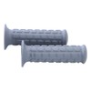 Rubber Grip Set Handlebar Grips Grey 22/24 mm Handlebar Retro