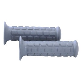 Rubber Grip Set Handlebar Grips Grey 22/24 mm Handlebar Retro Grip Rubbers for Hercules Puch Kreidler Zündapp Mokick Moped Moped