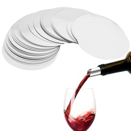 Wine Pourer, Pack of 30 Wine Pourer Plates, Reusable Drip-Free Pouring Aid, Pouring Aid Plates, Pourer Drop Stop for Wine Bottles, Party, Birthday, Wedding