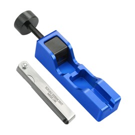 Zpana Car Spark Plug Gap Tool, Vehicle Sparkplug Gapping Tool with 32 Blade Steel Feeler Gauge, Automotive Spark Plugs Adjustment Gapper for Most 10mm 12mm 14mm 16mm, Universal Fit (Blue)