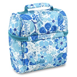 J World New York Corey Lunch Bag, Blue Vine, One Size