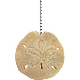 Beach sea Shell Sand Dollar Ceiling Fan Pull Light Chain