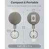Pawfly 5 Pack Heavy Duty Metal Retractable Badge Reel for