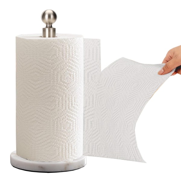 Paper Towel Holder Countertop, Standing Paper Towel Roll Holder for