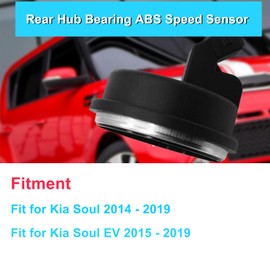 58980-B2050 Rear Hub Bearing ABS Speed Sensor - Fit for Kia Soul and Soul EV 2014 2015 2016 2017 2018 2019 Replace # 58980-B2050 58980B2050