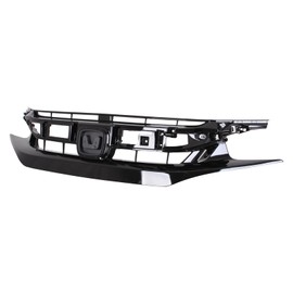 TYG (CAPA QUALITY) Front Grille Compatible with 2019-2021 Honda Civic Sport Model, Coupe/Sedan, ABS OEM Replacement Bumper Grill for HO1200242 71121-TBA-A61
