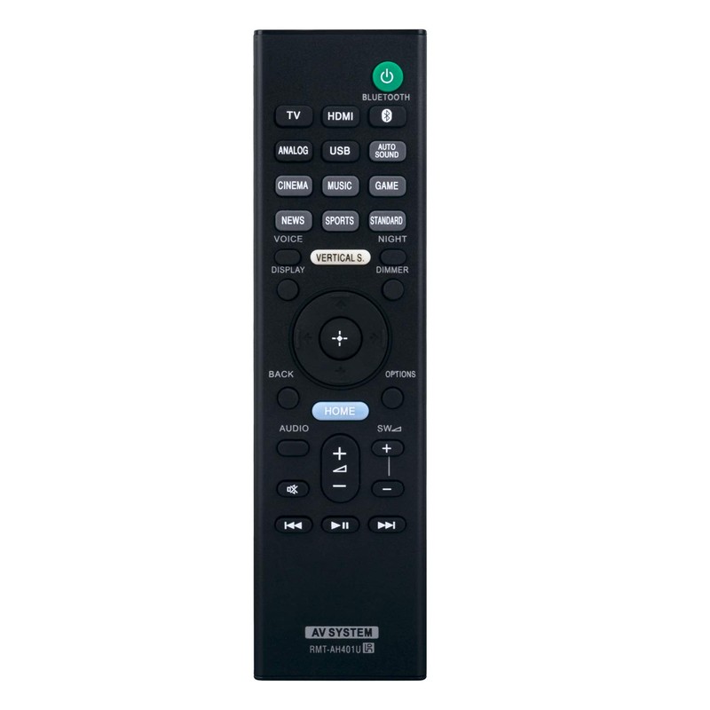 New RMT-AH401U Replace Remote Control - WINFLIKE RMTAH401U Soundbar Remote