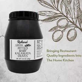 Roland Foods Pitted Baby Kalamata Olives From Greece 4.4 Pound