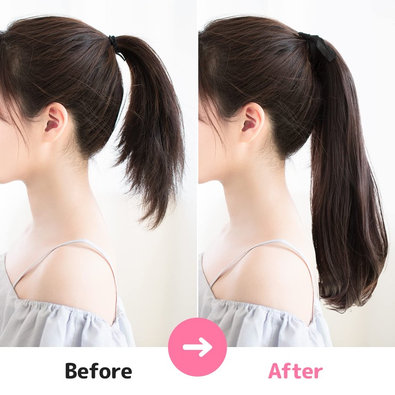 Classe Ponytail Wig, One Curl, 17.7 inches (45 cm), Solid