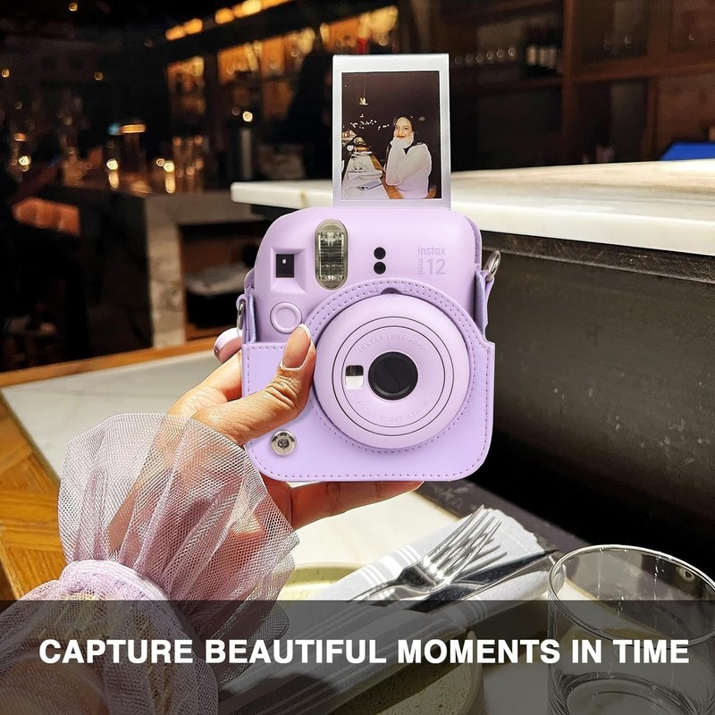 Instant Mini 12 Case Purple, Fuji Instax Mini 12 Camera