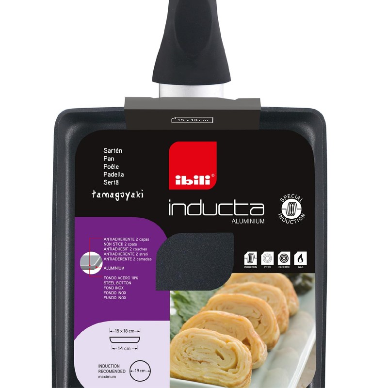 Ibili Rectangular Tamagoyaki Pan, 411218