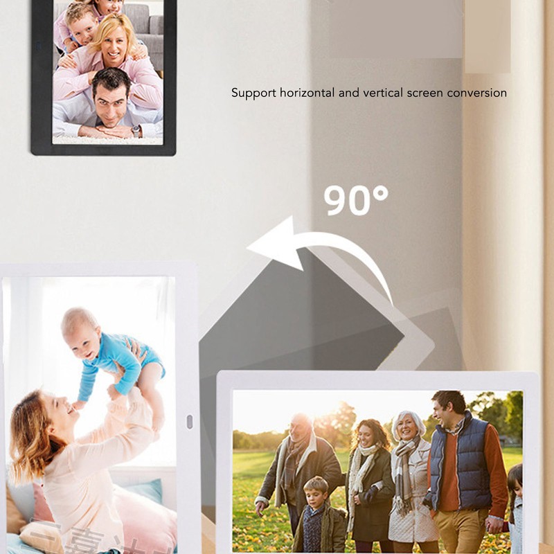 8 Inch Digital Photo Frame 1280x800 HD IPS Display Support