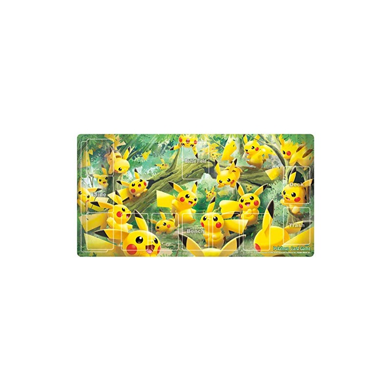 Pokemon Card Game Rubber Play Mat Pikachu Forest