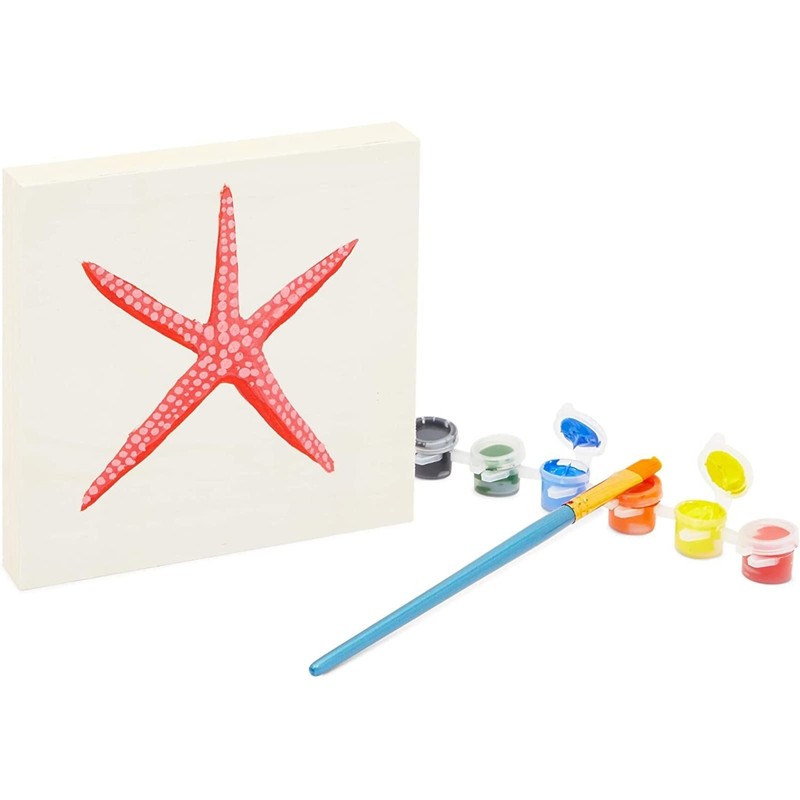 Bright Creations Set of 8 Unfinished Wood Canvas Boards for