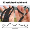 YALiya Pack of 2 Rip Tie Hair Ties, Elastic Hair