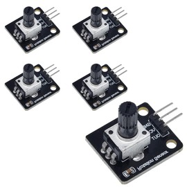 5 Pcs FONGKNOX Rotary Potentiometer Analog Knob Module Brick Sensor Switch Development Board Electronic Blocks Compatible with arduino