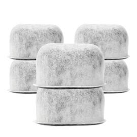 Pack of 6 Replacement Charcoal Water Filters By Housewares Solutions for Keurig Brewers - Keurig Compatible Water Filter Cartridges Universal Fit (NOT CUISINART) for Keurig 2.0 & 1.0 Coffee Makers