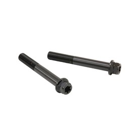 PLOT brembo Stainless Steel Caliper Mount Bolt Black 75mm Flanged Hex M10/P1.25 Hexagonal Lobular 2-piece CMBF-075B