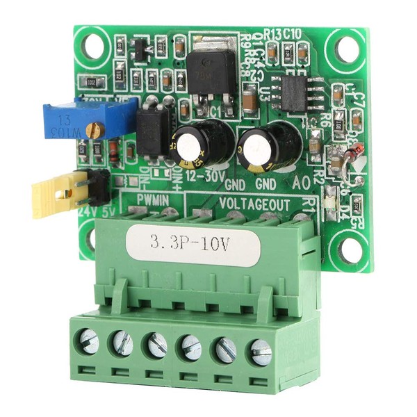 Pwm Signal Voltage Converter, 0-10V Analog Output Voltage 0-100% 1-3Khz