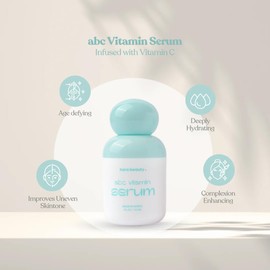 KARA BEAUTY ABC Vitamin Serum - Face Serum with Azelaic Acid, Vitamin C, Hyaluronic Acid, Ultra Hydrating for Women, Korean Skin Care, Face Moisturizer, Oil & Toner Prep Made in Korea