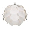 kwmobile DIY Puzzle Lampshade Flower Design Set with Ceiling Mounting