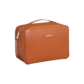 Yikisite Travel Makeup Bag, Portable Cosmetic Organizer for Women, Waterproof with Multi-Compartment Design, for Toiletries, Brushes, Travel Essentials