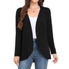 Yincro Women's Long Sleeve Cardigan Lightweight Soft Open Front Casual