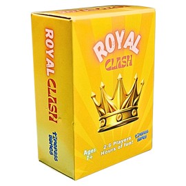 Royal Clash: A Family-Friendly Card Game for 2-6 Players. Guarantees Unforgettable Game Night with Friends and Family. Travel-Friendly, Easy to Learn, Very Engaging, Ideal Gift for All Ages.