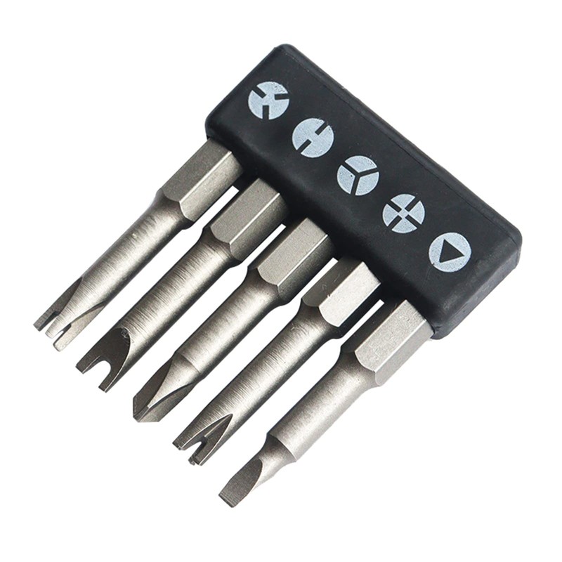 Newwyt 5pcs Special Shaped Screwdriver Set 50mm U Shape Y