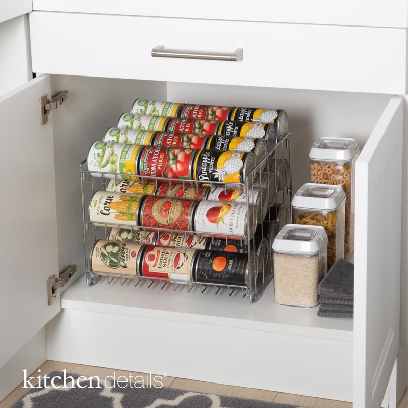 Kitchen Details 3 Tier Can Organizer | Canned Food Storage