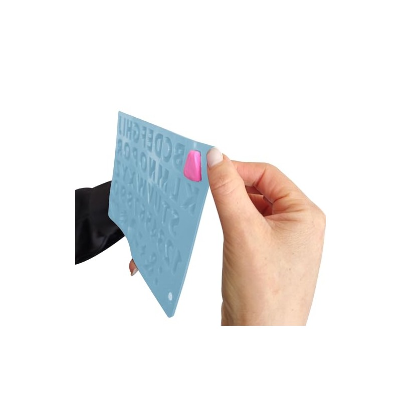 Barrilito Molde Flexible de Silicón Letras Antiadherente MSL8810