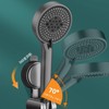 Shower Head Holder, Magnetic, Strong Suction, Adjustable Angle, Bathroom Storage,