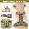 Tacwild No Pull Dog Harness - Adjustable Reflective Dog Vest