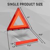 CARTMAN Foldable Warning Triangle Emergency Warning Triangle Reflector Safety Triangle
